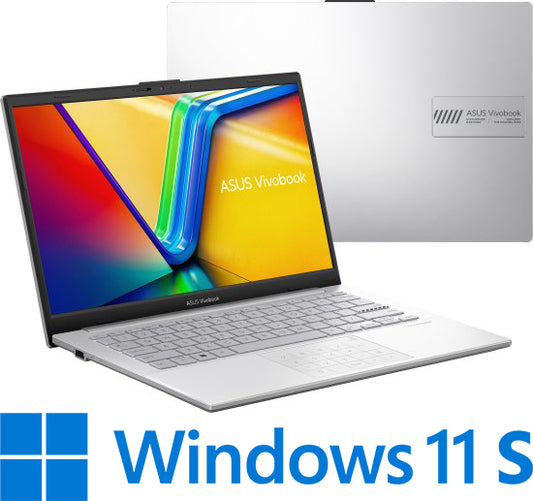 מחשב נייד Asus Vivobook Go 14 E1404FA-EB382W - צבע Cool Silver