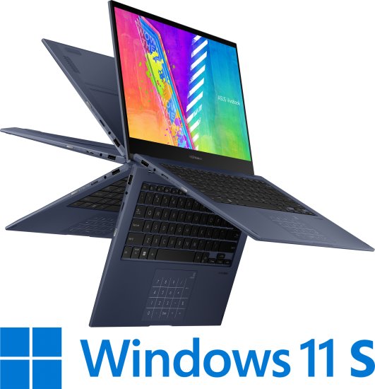 מחשב נייד עם מסך מגע Asus Vivobook Go 14 Flip TP1401KA-EC171WS - צבע כחול