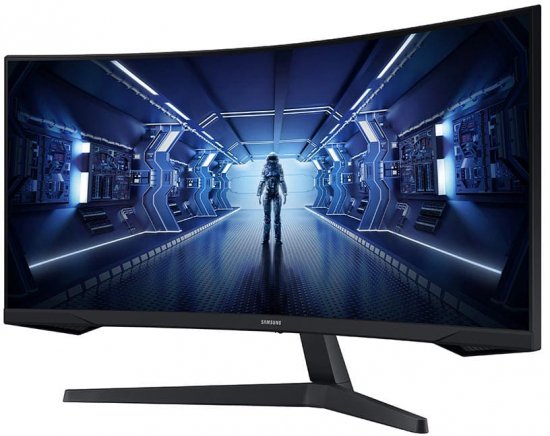 מסך מחשב גיימינג קעור Samsung Odyssey G5 C34G55TWWP 34'' LED VA UW - צבע שחור