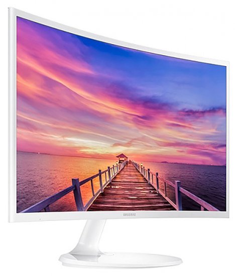 מסך מחשב קעור Samsung C27F391FH / C27F391FHR 27'' LED VA - צבע לבן