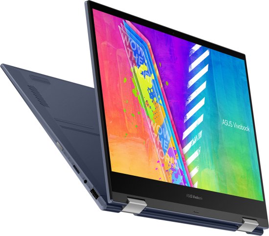 מחשב נייד עם מסך מגע Asus Vivobook Go 14 Flip TP1401KA-EC171WS - צבע כחול