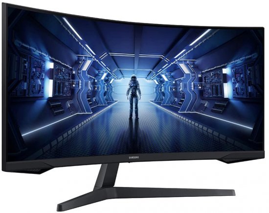 מסך מחשב גיימינג קעור Samsung Odyssey G5 C34G55TWWP 34'' LED VA UW - צבע שחור