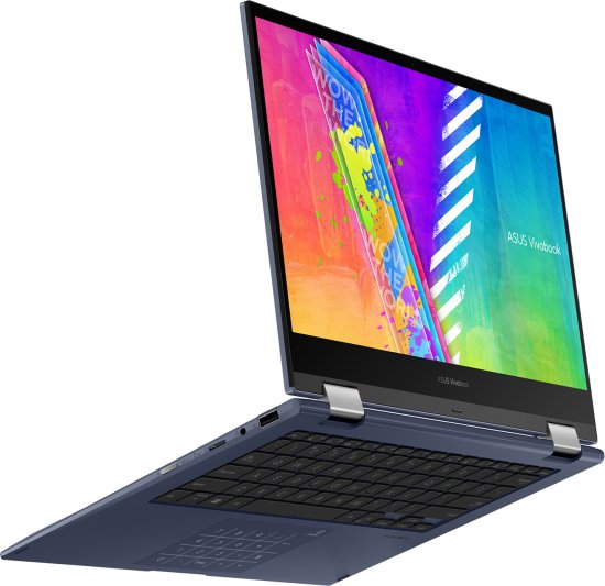 מחשב נייד עם מסך מגע Asus Vivobook Go 14 Flip TP1401KA-EC171WS - צבע כחול